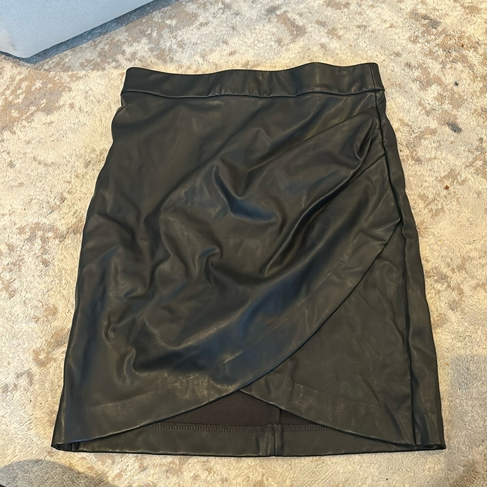 Dynamite Mini Leather Skirt